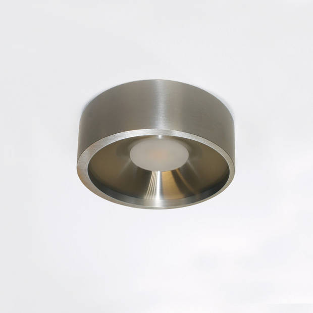 Artdelight Plafondlamp Orlando Ø 14 cm aluminium