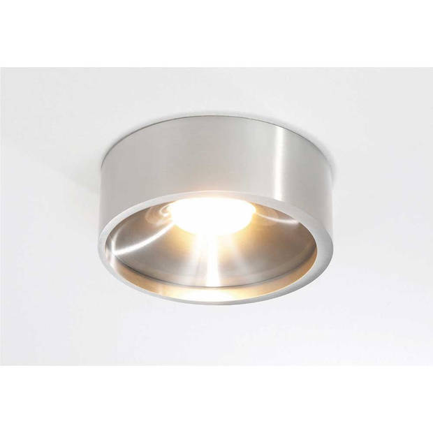 Artdelight Plafondlamp Orlando Ø 14 cm aluminium