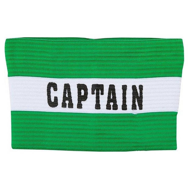 Aanvoerdersband Captain Groen/Wit Junior