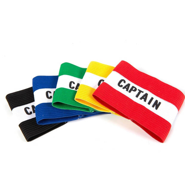 Aanvoerdersband Captain Rood/Wit Senior