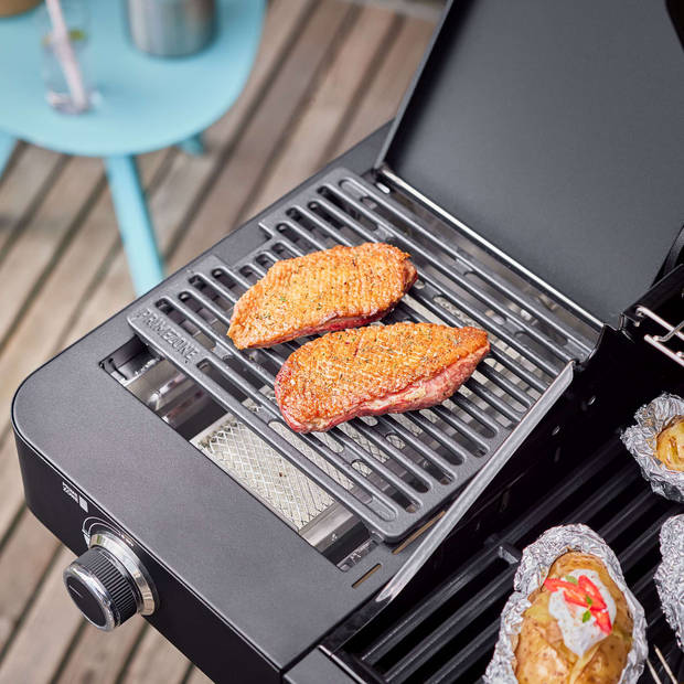 Rösle Barbecue - Barbecue Gas Videro Pro G3-S Vario+ 30 mbar (Model 2023) - Roestvast Staal - Zwart