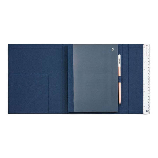 Copenhagen Design - Notitieboek met Potlood - Dark Blue 2965 C - Papier - Blauw