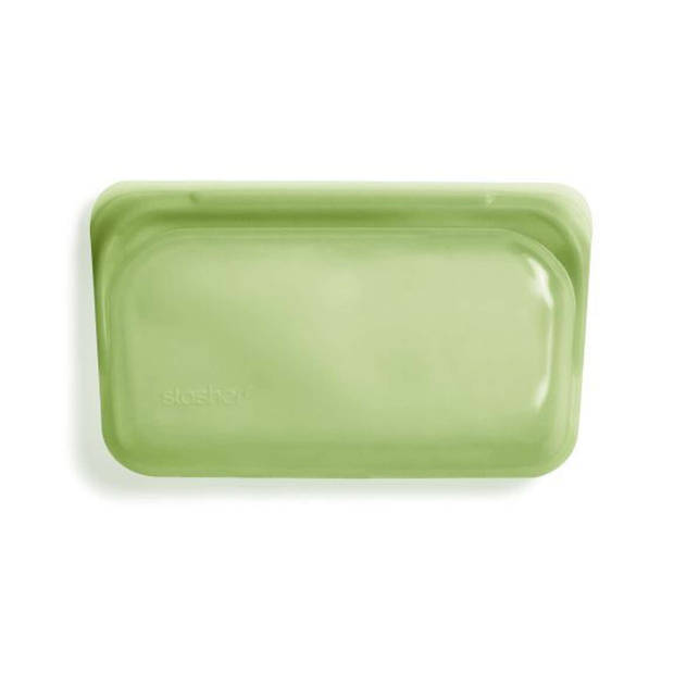 Stasher - Snack Vershoudzak 355 ml - Siliconen - Groen