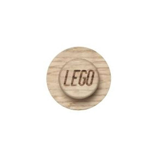 Lego Wooden Collection - Wandhaak Set van 3 Stuks - Hout - Beige