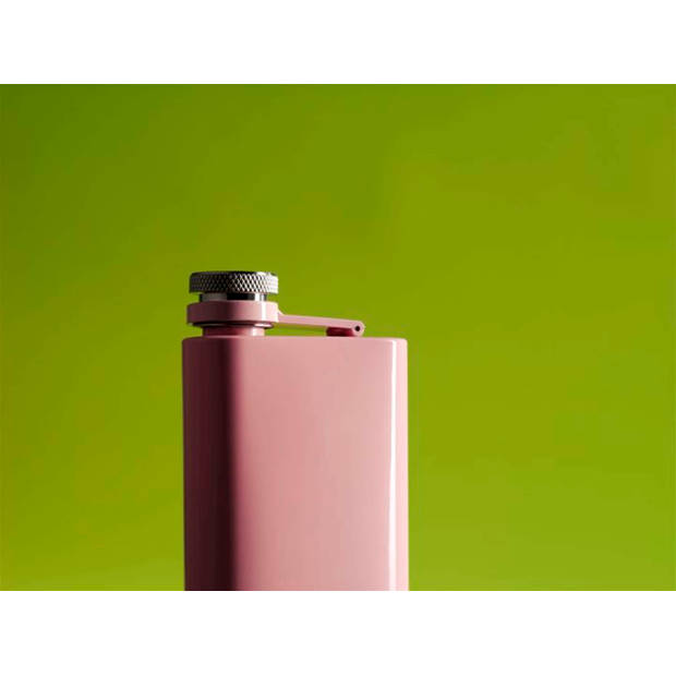 Copenhagen Design - Heupfles 150 ml - Light Pink 182 - Roestvast Staal - Roze
