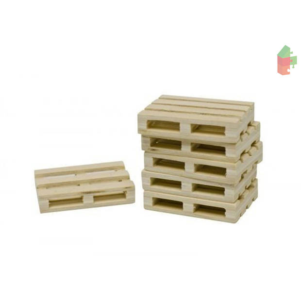 Kids Globe Houten Pallets 8 Stuk 1:32