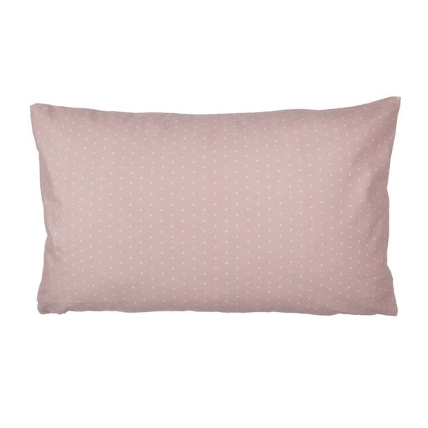 HAES DECO - Kerst Kussenhoes 30x50 cm - Roze - Collectie: Sweet and cosy - Sierkussen, Kussenhoes