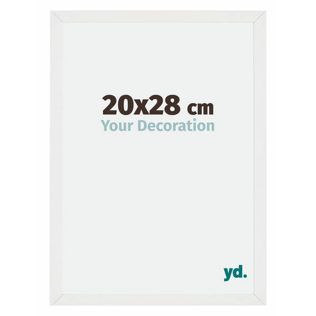 Fotolijst 20x28cm Wit Hoogglans MDF Mura