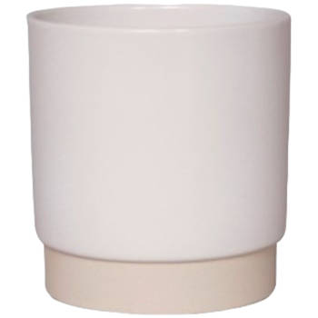 Ceramics limburg bloempot eno duo 8cm white