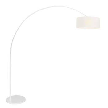 Steinhauer Sparkled Light vloerlamp wit metaal 230 cm hoog verstelbaar