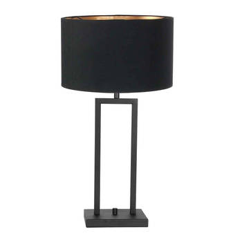 Steinhauer Stang tafellamp zwart metaal 55 cm hoog