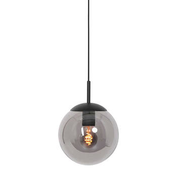 Steinhauer hanglamp Bollique - zwart - metaal - 25 cm - E27 fitting - 3497ZW