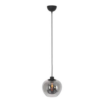 Steinhauer hanglamp Lotus - zwart - metaal - 25 cm - E27 fitting - 1897ZW