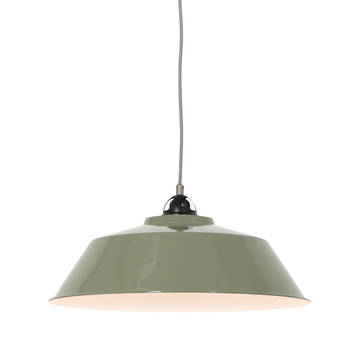 Mexlite hanglamp Nové - groen - metaal - 42 cm - E27 fitting - 1318G