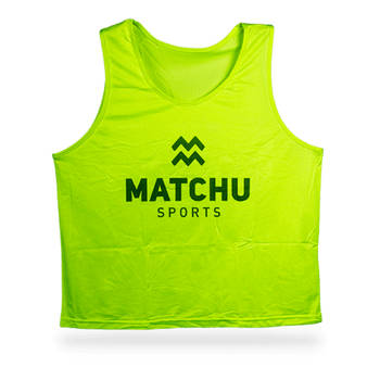 Matchu Sports Voetbalhesje - One-size - Fluo geel