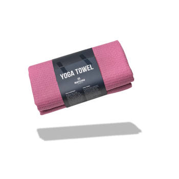 Matchu Sports Yoga handdoek elegant Pink - Elegant Pink - 183 cm - 61 cm - 1 cm - 80% polyester en 20% polyamide