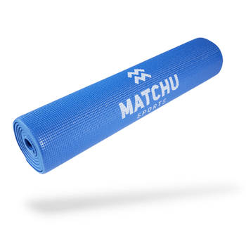 Matchu Sports Yogamat blauw - Blauw - 172 cm - 61 cm - PVC