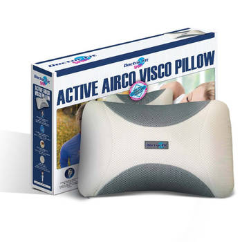 Dr.Fit - Sport Airco Visco Pillow - 40 x 60 x 12 cm - Ademend - Blue Line