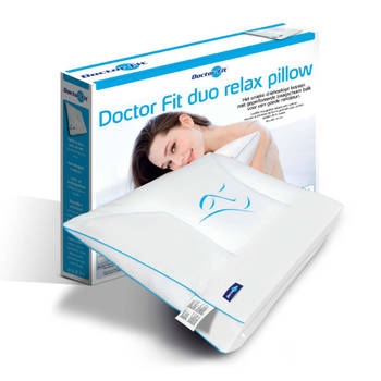 Dr.Fit - Blue Duo Relax Pillow Neck: Visco w/ Latexballs