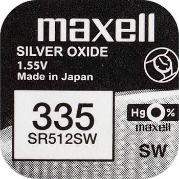 Maxell Silver Oxide 335 blister 1