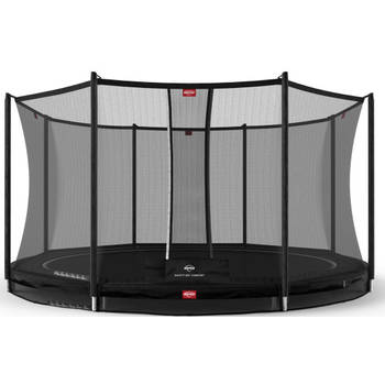 BERG Trampoline Favorit met Veiligheidsnet - Safety Net Comfort - InGround - 430 cm - Zwart