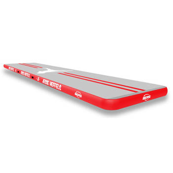 BERG Airtrack Home 500 x 100 x 10 cm - Jesse Heffels - Rood / Grijs - Limited Edition