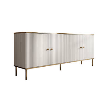 Meubella Dressoir Vanty - Wit - 182 cm