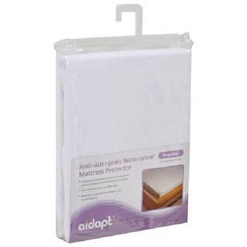 Aidapt matrasbeschermer een persoons bed - anti allergeen