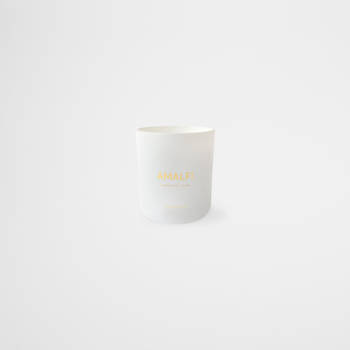 Sunnylife - Candles & Fragrance Geurkaars Small Amalfi Grapefruit Musk - Kokosnoot Wax - Wit