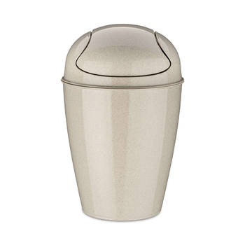 Koziol Recycled - Del S Prullenbak Swing 5 liter - Kunststof - Beige