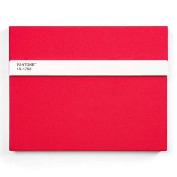 Copenhagen Design - Notitieboek Gelinieerd met Potlood - Red 199 C - Papier - Rood