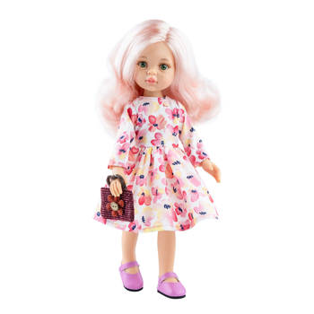 Paola Reina Pop Amigas Rosa lang roze haar (32cm)