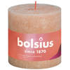 Bolsius - Rustiek Shine stompkaars 100/100 Misty Pink
