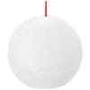 Bolsius rustieke kleine stompkaars boule ø7.6cm cloudy white