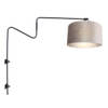 Steinhauer wandlamp Linstrøm - zwart - metaal - 3722ZW