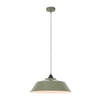 Mexlite hanglamp Nové - groen - metaal - 42 cm - E27 fitting - 1318G