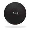 Matchu Sports Medicine ball 5kg - Zwart - Ø 22cm - Massief rubber