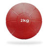 Matchu Sports Medicine ball 2kg - Rood - Ø 19cm - Massief rubber