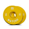 Matchu Sports Fractional plate 1.5 kg - 2 stuks - Geel - Rubber