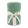 Amelie Home - Vintage Wafel Plaid - Salie groen - 130x150 cm