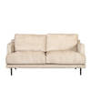 Bronx71 2,5-zits bank Denver chenille stof wit/beige.