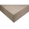 Zo Home Lino Hoeslaken Katoen Linnen Look 35cm Hoek - palm taupe 90x210/220cm