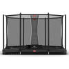 BERG Trampoline Ultim Favorit met Veiligheidsnet - Safetynet Comfort - InGround - 330 x 220 cm - Grijs