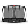 BERG Trampoline Champion met Veiligheidsnet - Safetynet Deluxe - InGround - Grijs - 330 cm - Airflow - Twinspring