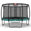 BERG Trampoline Champion met Veiligheidsnet - Safetynet Deluxe - 380 cm - Groen - Airflow - Twinspring