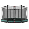 BERG Trampoline Favorit met Veiligheidsnet - Safetynet Comfort - InGround - 380 cm - Groen