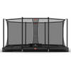 BERG Trampoline Ultim Favorit met Veiligheidsnet - Safetynet Comfort - InGround - 410 x 250 - Grijs