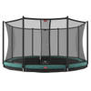 BERG Trampoline Favorit met Veiligheidsnet - Safetynet Comfort - InGround - 430 cm - Groen