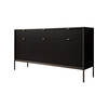 Meubella Dressoir Navil - Zwart - 154 cm