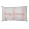 HAES DECO - Kerst Kussenhoes 30x50 cm - Roze - Collectie: Sweet and cosy - Sierkussen, Kussenhoes